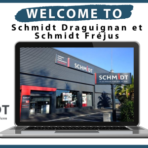 Nous profitons de l'installation d'un nouveau Magasin Schmidt à Draguignan pour également moderniser la solution du magasin Schmidt de Fréjus
